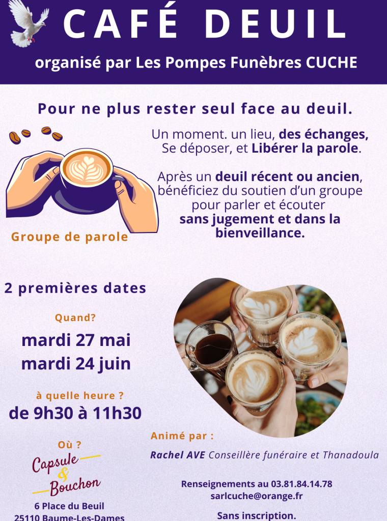 affiche café deuil affiche café deuil